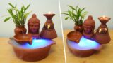 DIY Buddha Tabletop Water Fountain | Easy & Simple Home Made Terracotta Fountain | Buddha Fountain