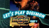 Digimon World PS1 Playthrough – my digimon needs to poop