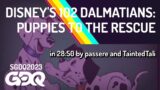 Disney's 102 Dalmatians: Puppies to the Rescue by passere and TaintedTali in 28:50 – SGDQ 2023