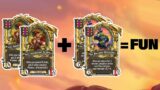 Double Golden Tethys And Boogie, The Dream Combo | Dogdog Hearthstone Battlegrounds