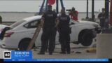Driver saved after car plunges into Patchogue Bay