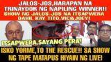 EAT BULAGA:JALOS-JOS, HARAPAN NA TRINAYDOR!! ISKO YORME,TO THE RESCUE SA SHOW NG TAPE,NG HIYAIN LIVE