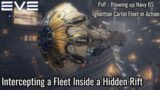 EVE Echoes PvP – Intercepting a Hostile Fleet Inside a Hidden Rift – Blowing Up NAVY Battleships