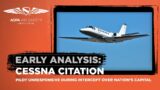 Early Analysis: Citation Pilot Unresponsive During Intercept over Nation’s Capital