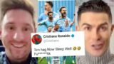 FOOTBALL PLAYERS REACTIONS TO MAN CITY BEATS MAN UNITED AND  WON FA CUP