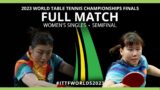 FULL MATCH | CHEN Meng vs CHEN Xingtong | WS SF | #ITTFWorlds2023