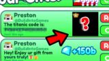 Fake PRESTON GIFTED me SECRET TITANIC.. in Pet Simulator X!