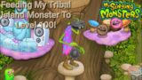 Feeding My Tribal Island Monster To Level 100! (My Singing Monsters)