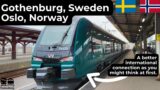 From Gothenburg in Sweden to Oslo in Norway by train a great international railway connection by VY