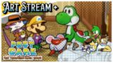 GSVProductions Presents: Art Stream + Paper Mario: The Thousand-Year Door.