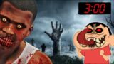 GTA 5 : Zombie Horror Story With SHINCHAN In GTA 5 | BIGGEST Zombie Attacked and Save FRANKLIN