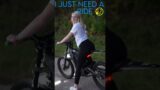 Girl says "No" to Hitchhiker on a Sur Ron e-bike