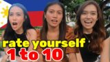 Girls in the Philippines rate themselves (Are Filipinas confident?) street interviews