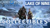 God of War Ragnarok – Lake of Nine All Collectible Locations (Chests, Artifacts, Ravens) – 100%
