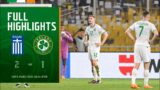 HIGHLIGHTS | Greece 2-1 Ireland | UEFA Euro 2024 Qualifier