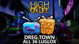 High on Life – All 36 Dreg Town Luglox Locations Guide (Chests/Crates)