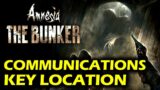 How to get Communications Key | Amnesia: The Bunker