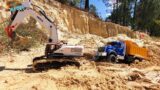 Huina 1594 to The Rescue | RC Construction Site | Volvo, Double E, Wltoys | Cars Trucks 4 Fun