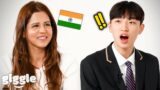 Korean Teen Meets An Indian Actress For The First Time