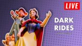 LIVE: All About Dark Rides | Animatronics, Vignettes, Scenes & Ghost Trains #themeparks #traveltips