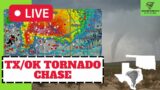 LIVE STORM CHASING: TORNADO Hunt in Texas and Oklahoma! June 15th, 2023