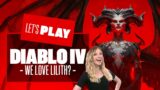 Let's Play Diablo 4 – WE LOVE LILITH?! DIABLO 4 PS5 GAMEPLAY