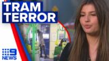 Man allegedly holds tram passengers at knifepoint in Melbourne | 9 News Australia