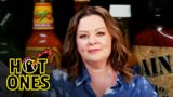 Melissa McCarthy Prepares For the Worst While Eating Spicy Wings | Hot Ones