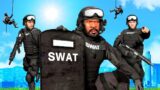 Michael, Trevor & Franklin JOIN the SWAT in GTA 5!