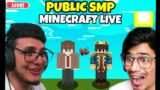 Minecraft Live Join My Smp BedRock + JavaEdition @GamerFleet WITH @liveinsaan