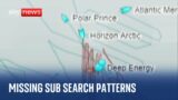 Missing Sub: Marine traffic shows rescue search patterns