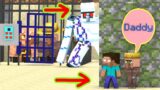 Monster School : Baby Herobrine Rescues Baby Villager's Dad – Part 1