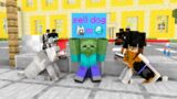 Monster School : The story of the white Dog – Minecraft Animation