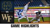 Notre Dame vs. Wake Forest ACC Baseball Championship Highlights (2023)