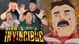 Omni-man is BRUTAL!!!!! First time watching Invincible 1X8 reaction