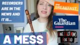 Pro recorder player reacts to the BBC/Guardian media controversy | Team Recorder
