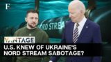 Report: US Knew About Ukraine Sabotaging the Nord Stream 3 Months in Advance | Vantage on Firstpost