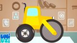 Road Roller Street Vehicles Formation & Cartoon Videos for Babies