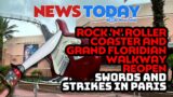 Rock 'N' Roller Coaster and Grand Floridian Walkway reopen, Swords and Strikes in Paris