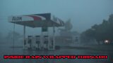 Roof Flying Off As Rain Wrapped Tornado Hits Chasers, Laverne, OK