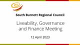SBRC – Liveability, Governance and Finance Standing Committee Meeting