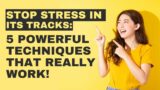 STOP STRESS IN ITS TRACKS: 5 Powerful Techniques That Really Work!
