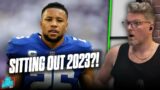 Saquon Barkley Might Sit Out 2023 Season If Giants Don't Offer A "Fair" Contract?! | Pat McAfee