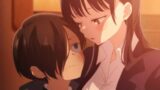 She's kissing him secretly| Boku no Kokoro no Yabai Yatsu