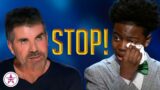 Simon Cowell STOPS 11-Year-Old Boy to Sing AGAIN…But Will He Say Yes?