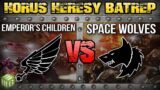 Space Wolves vs Emperor's Children Horus Heresy 2.0 Battle Report Ep 110