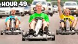 Spending 100 Hours In Go Karts