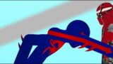 Spider-Man 2099 after loosing a 1,000 v 1 against a one year active Spider-man (animation)
