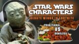 Star Wars Characters Debate Boneless vs. Traditional Wings