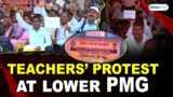 Teachers' protest at Lower PMG Square demanding acknowledgement